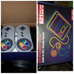 Super Nintendo mini 621 games built inside