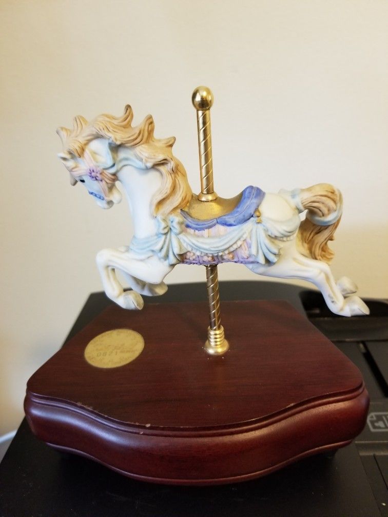 Westland Carousel Horse Music Box Limited Edition 0821