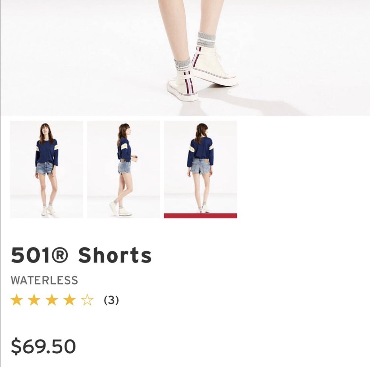 LEVI’S 501 shorts