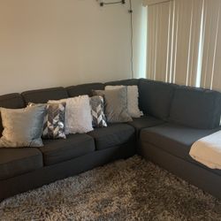 Gray Sectional Couch