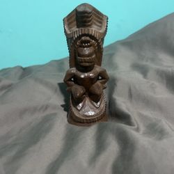 Tiki Wood Statue
