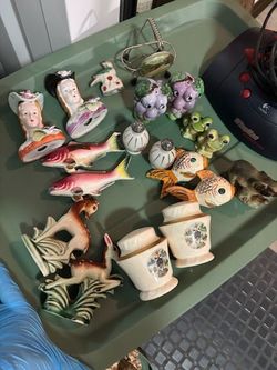 Antique Salt & Pepper Shakers