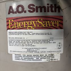 A.O. Smith used water heater  