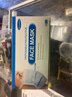 Face mask disposable 50 count $15