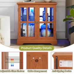 Just arrived! 30" Glass Curio Display Storage Cabinet