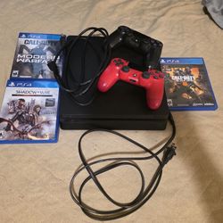 Ps4 Slim With Games.  (Pickup Only & Read Description; Can Make Offers) 