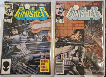 Issues 1 and 2 of The Punisher 4 Issue Limited Series