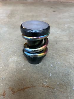neo chrome coil shift knob
