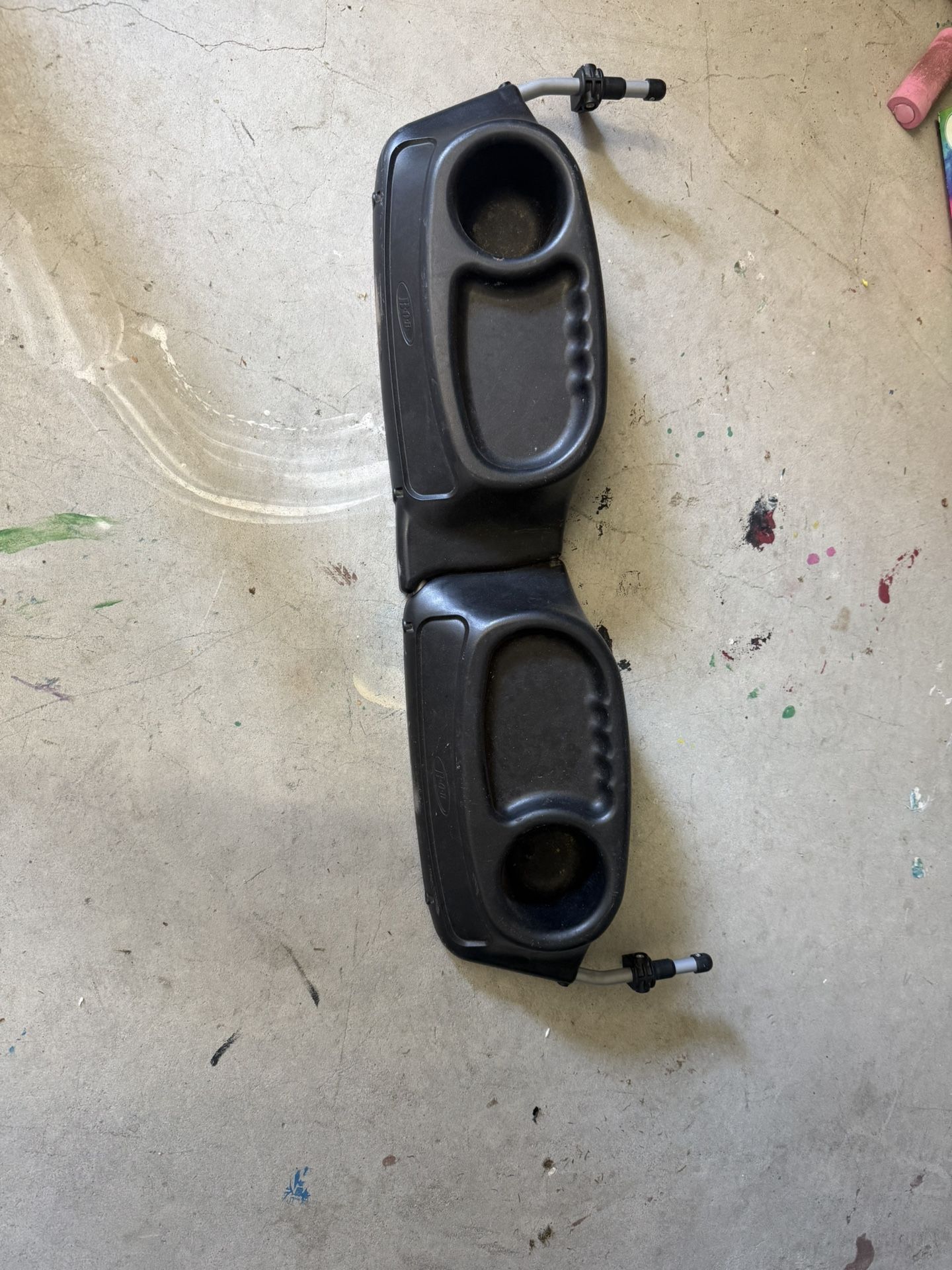 Double Bob stroller tray/cupholder attachment
