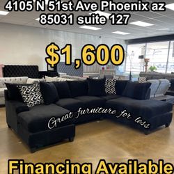 Sectional Black Brand New