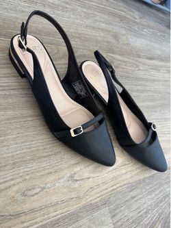 Jones New York Pointed Toe Slingback Flats