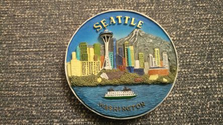 SEATTLE WASHINGTON 3" MAGNET