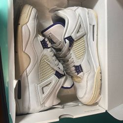Nike jordan 4’s Purple metallics