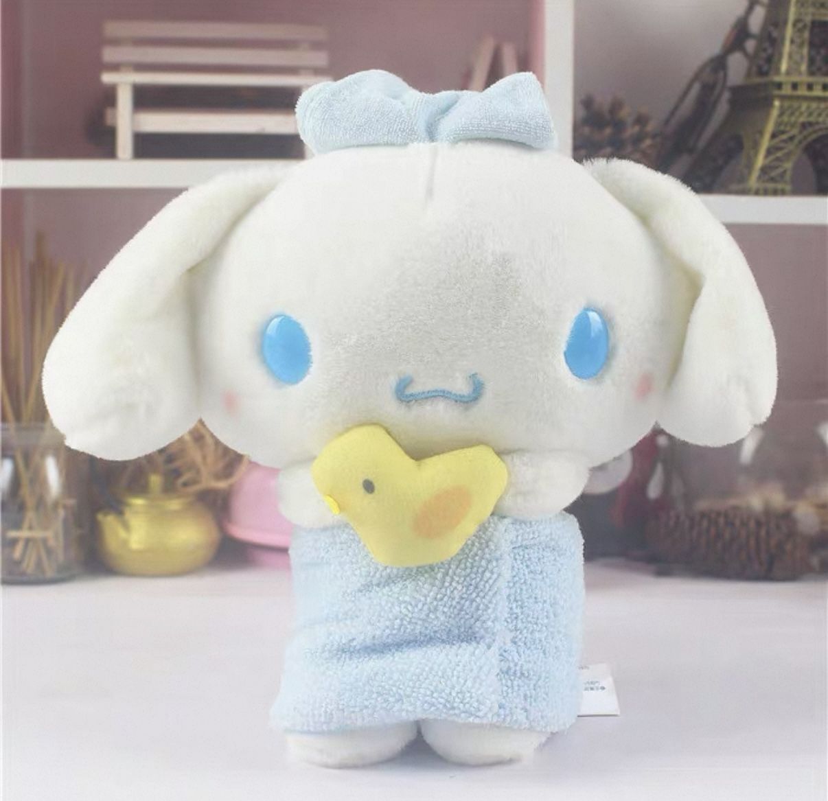 Sanrio Bath Towel Headband Cinnamoroll Plush Stuffed Plushie NWT