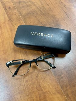 Women’s Versace Eyeglasses Black And Gold