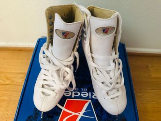 Riedell White Figure Ice Skates