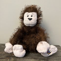 Ganz Webkinz Brown Monkey Plush Stuffed Animal.