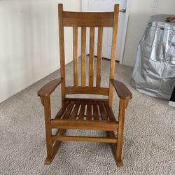 Solid Wood Oak Cherry Rocking Chair