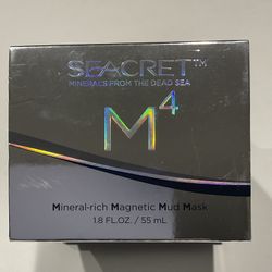NWT SEACRET Mud Mask - M4 Dead Sea Mineral Rich Magnet. Facial Mask 1.8 FL.OZ.