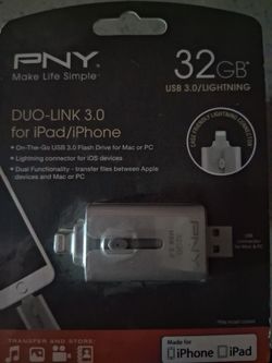 Iphone/iPad Duo Link 3.0 32gb New In Package