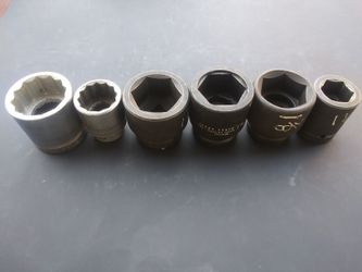 U.S.A. made Heavy Equipment 3/4" drive Sockets