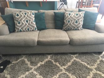 Grey couch 2 piece set!