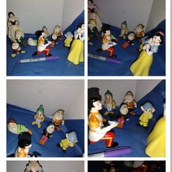 Disney Hummel Goebel Disney Snow White and 7 Dwarfs Figurines Set 1950