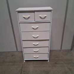 White Storage Tower 7 Drawer