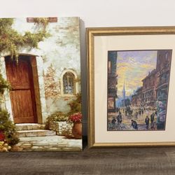  Vintage Wall Art Set – 2 Pieces ($35) |  Set de 2 Cuadros Vintage – $35 