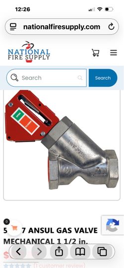 11/2" ansul valve new