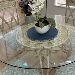 Dining room table with four chairs