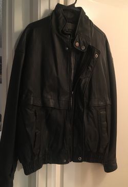 Pierre Cardin men leather jacket size L