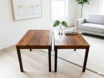 Haug Snekkeri A/S Rosewood MCM Side Tables for Bruksbo, Norway