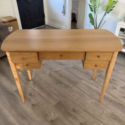 Mid-Century Style Wooden Desk – 48”