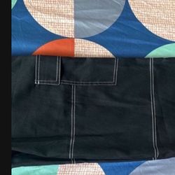 New Shine Women Black Cargo Pants Midum Only