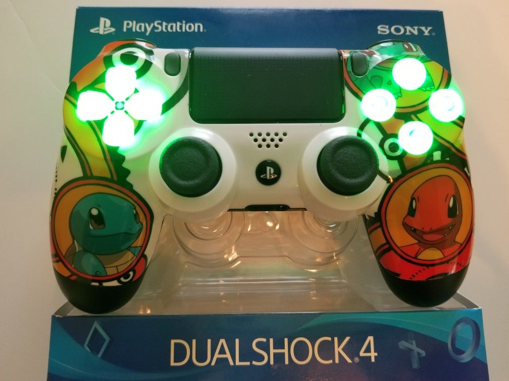 PS4 New pokemon with LED's controller
