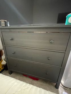 Grey IKEA Dresser