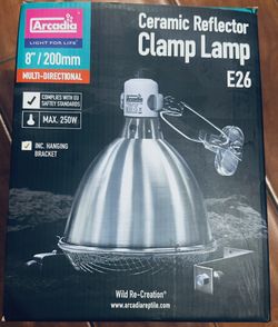 Ceramic Reflector Clamp Lamp