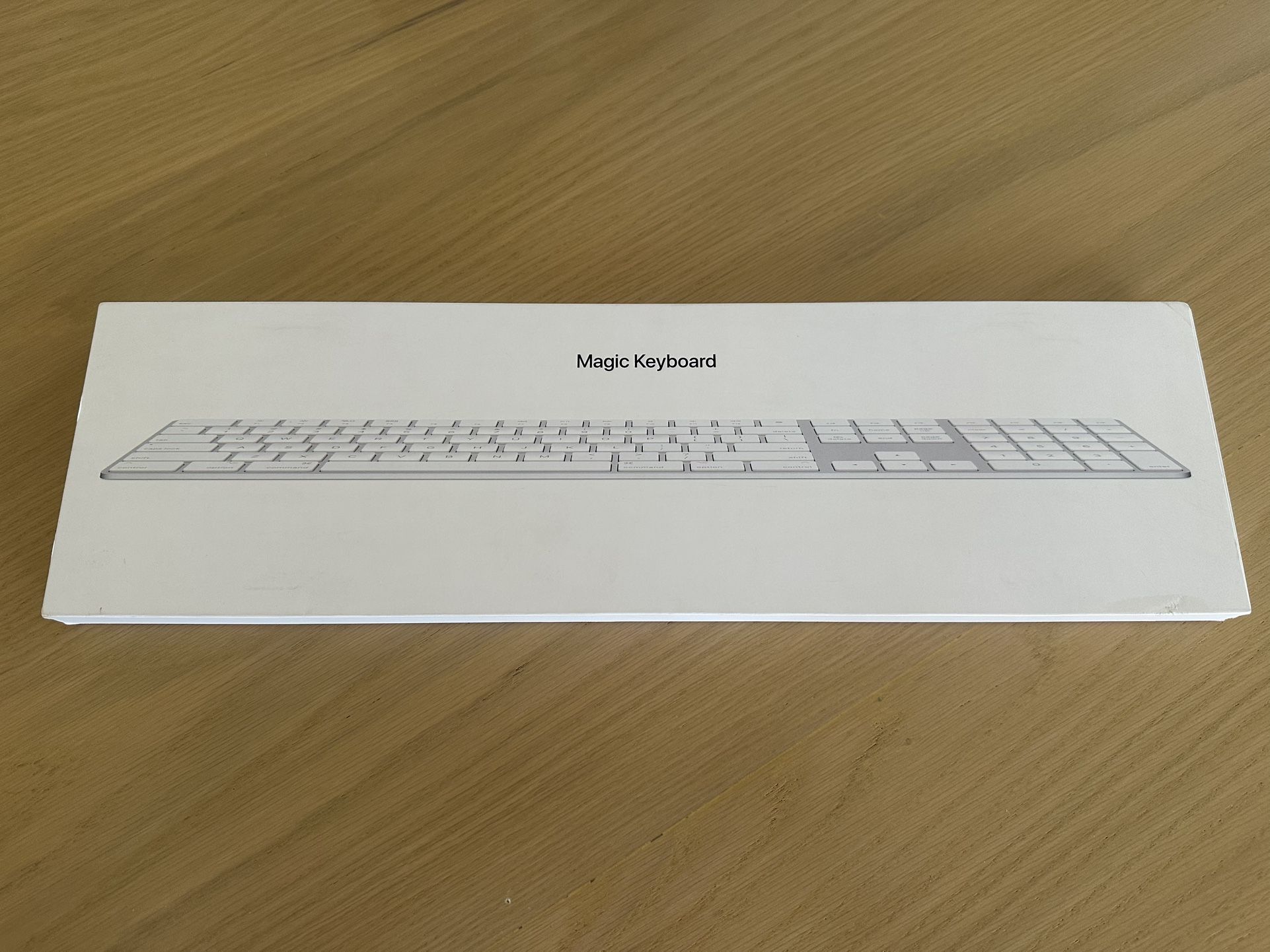 Apple Magic Keyboard with Numeric Keypad - NEW/Unopened in Box - white