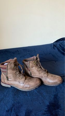 Leather boots