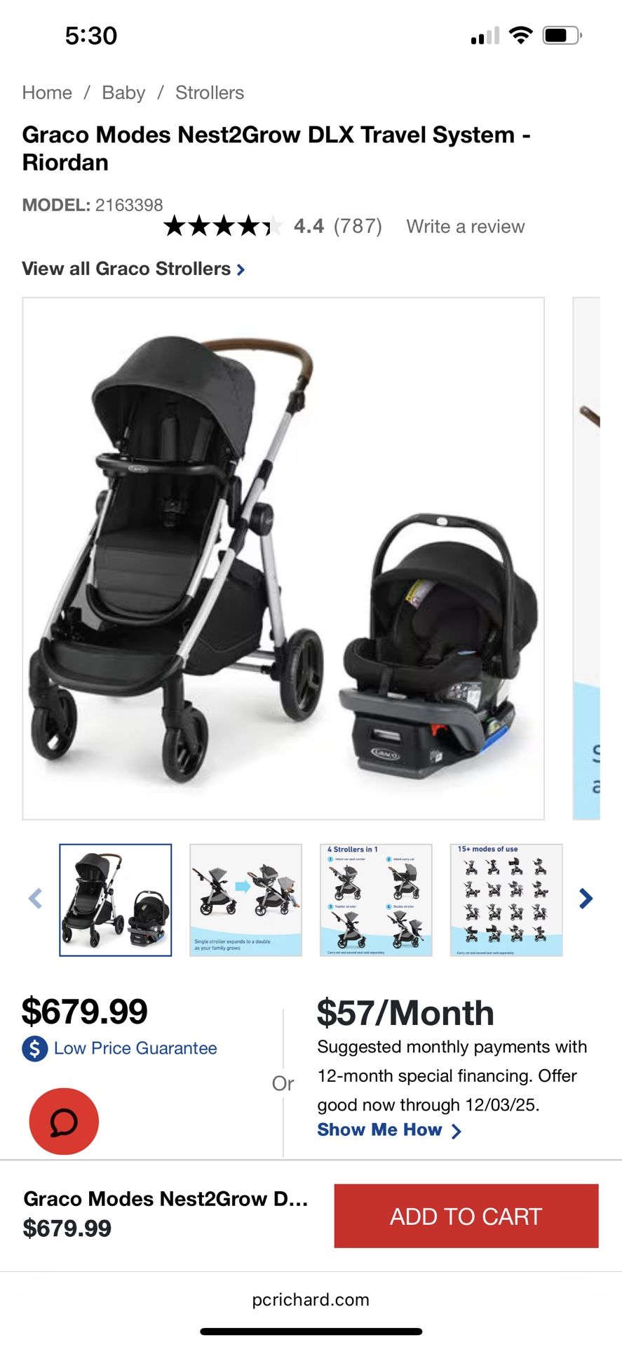 Graco Nest 2 Grow Travel System