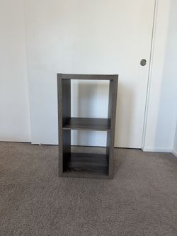 Modern Wood Storage Shelf / Nightstand / Side Table