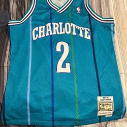 Charlotte Hornets throwback jersey 