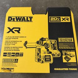 Price Is Firm!! DEWALT  20V MAX XR Brushless 1 in. SDS Plus L-Shape Rotary Hammer with Onboard Extra
