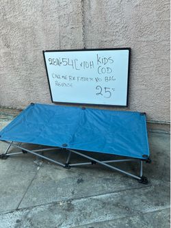 Camping kids bed