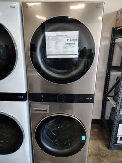 LG LG front load washer and dryer Tower Electric