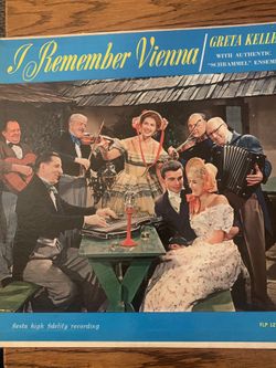 Greta Keller - I remember Vienna Lp