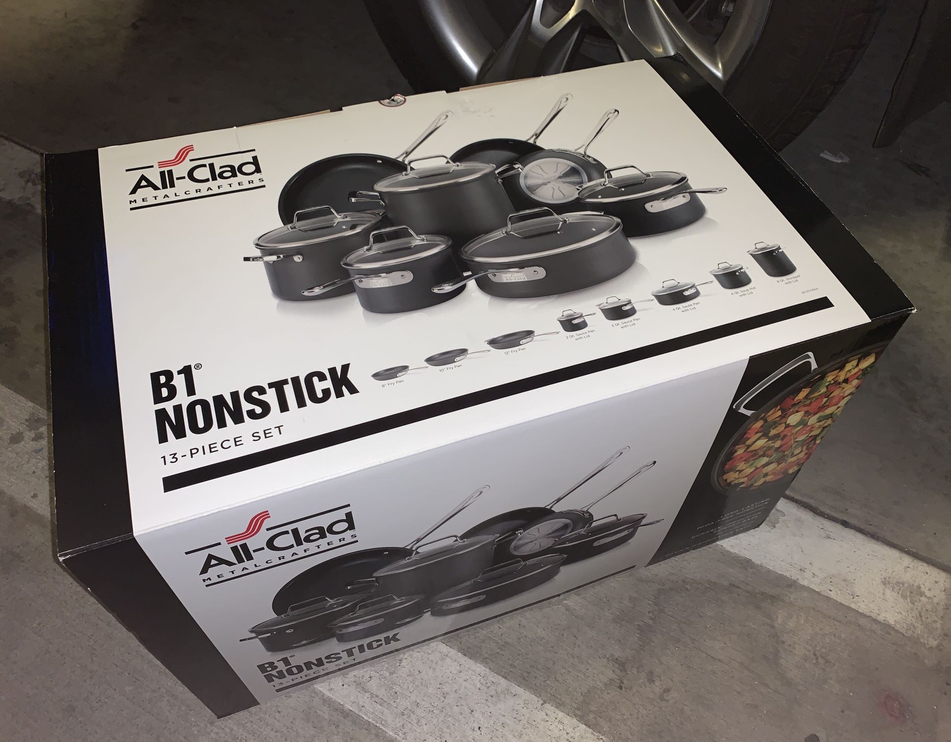 New Sealed All-Clad B1 Nonstick Hard Anodized Cookware Set - 13 Piece -FIRM  PRICE for Sale in Anaheim, CA - OfferUp
