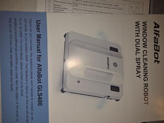 Alfabot gls400 window cleaning robot, brand new in box