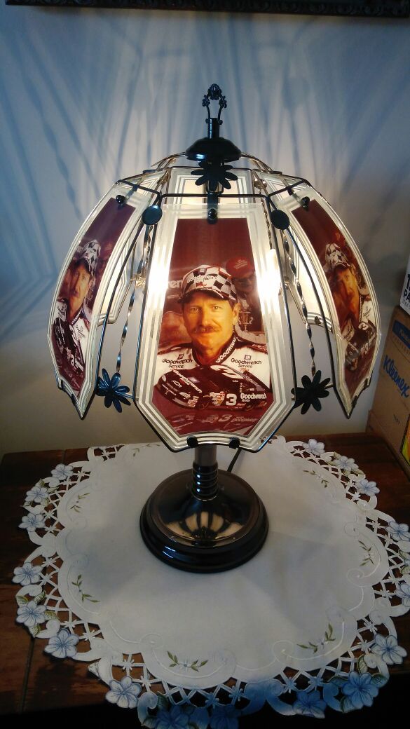 Dale Earnhardt touch lamp.